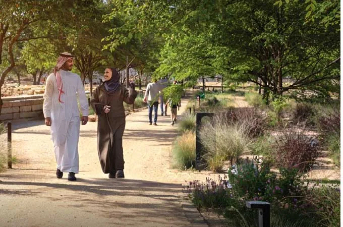 Work starts on 35-km green corridor at King Salman Park 