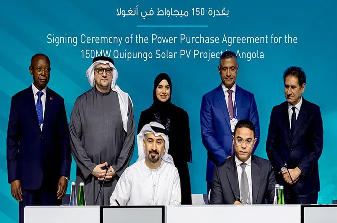 Masdar signs PPA for 150MW Quipungo solar project in Angola