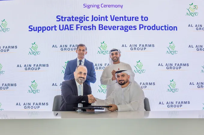 Al Ain Farms, NRTC to launch Al Ain Taaza ultra-fresh juice venture