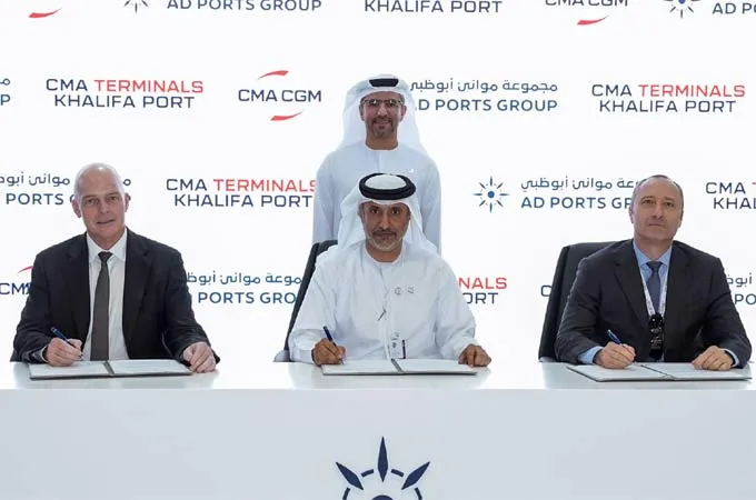 AD Ports, CMA Terminals,  CMA CGM sign MoU to extend inland reach across UAE