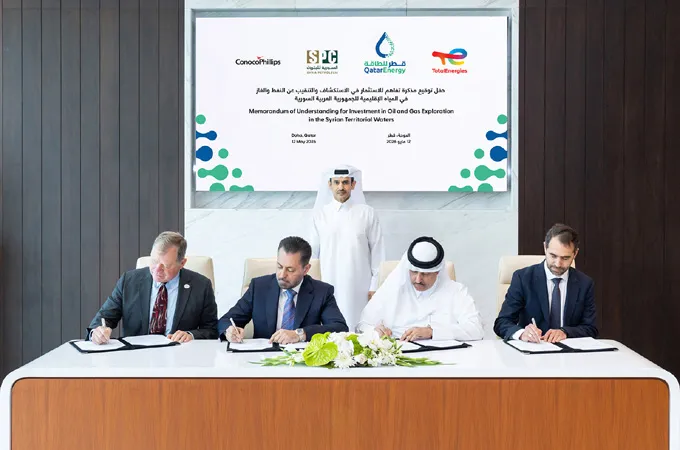 QatarEnergy signs MoU for offshore Syria exploration
