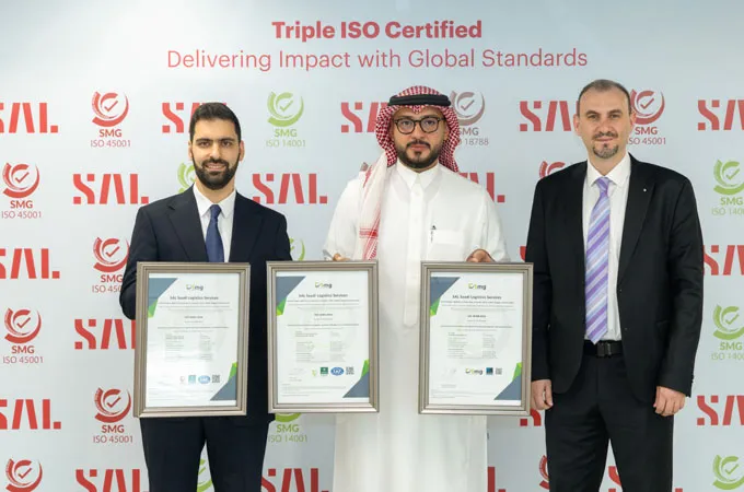 SAL Logistics Services secures HSSE IMS triple ISO certification