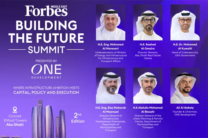 Forbes Middle East to host Building the Future Summit in Abu Dhabi