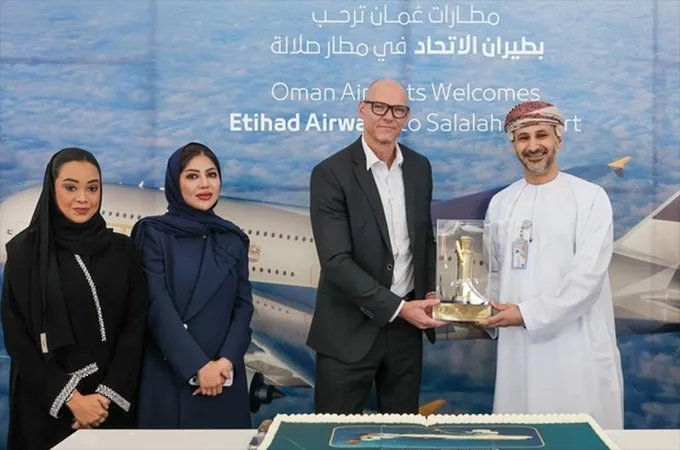 Salalah Airport welcomes first Etihad flight for Khareef Dhofar 2026