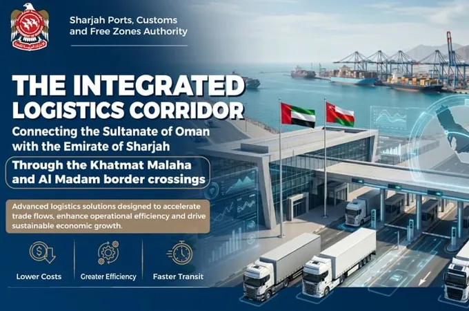 Sharjah waives toll gate fees for Oman trucks under logistics corridor initiative