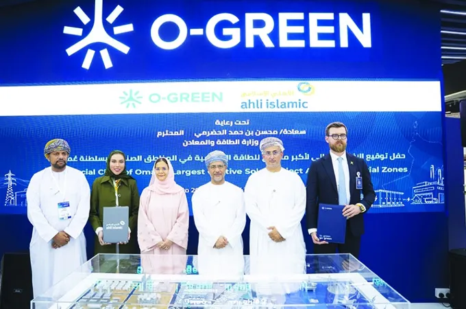 O-Green achieves financial close for Oman’s largest industrial solar project