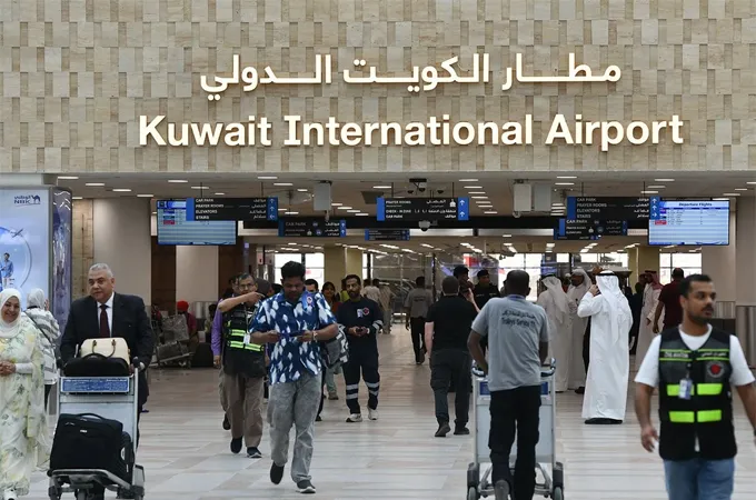 Flights halted, diverted after drone strike hits Kuwait airport terminal