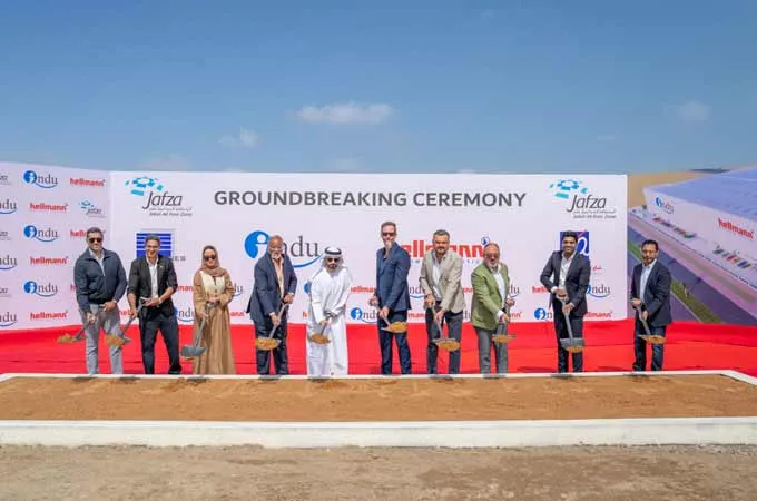 Hellmann, INDU start work on new automotive logistics hub in Jafza