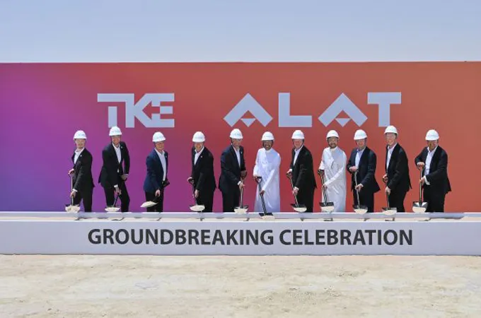 TKE Alat breaks ground on Dammam elevator manufacturing plant