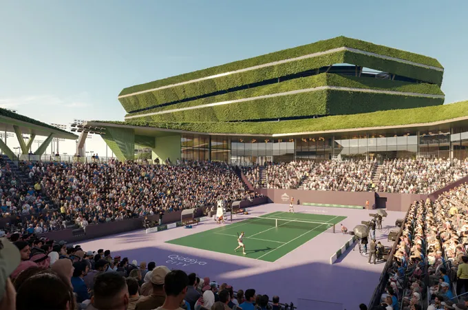 Top class international tennis hub to come up in Qiddiya City 