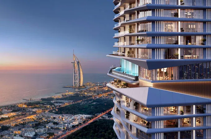 MERED marks key construction milestone at its 66-storey Dubai tower