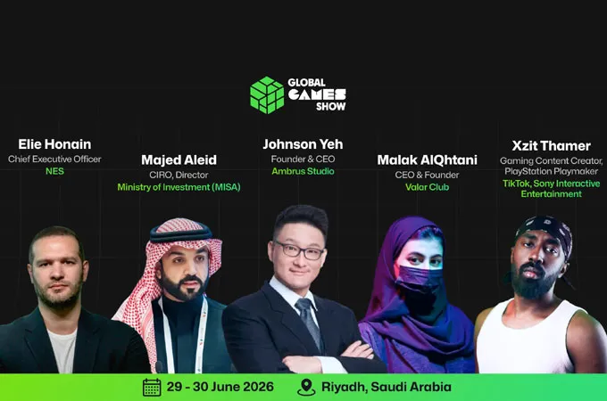 Gaming legends, industry leaders to take the stage at  Global Games Show in Riyadh 