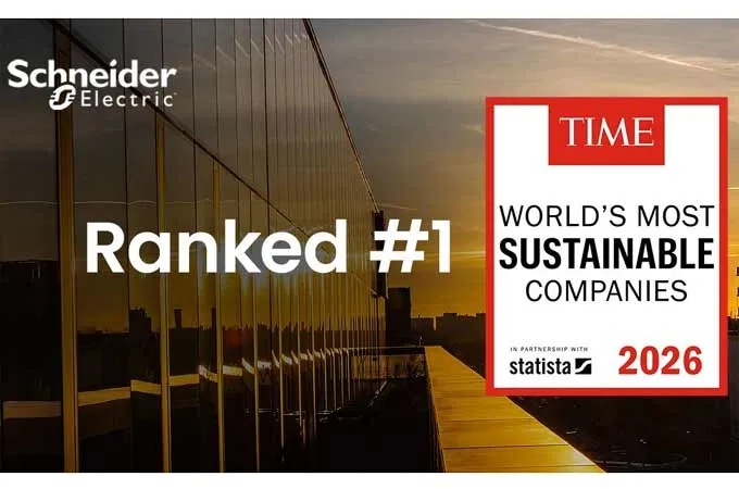 Schneider Electric named 'World's Most Sustainable Company'