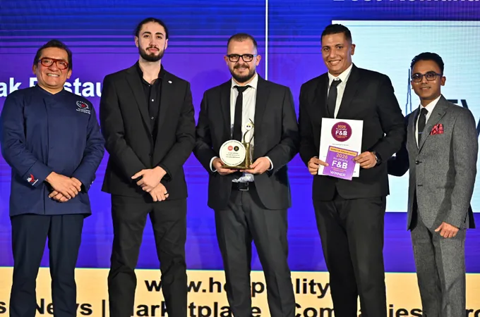 Coral Beach Resort Sharjah team recognised across major Chef, F&B Awards