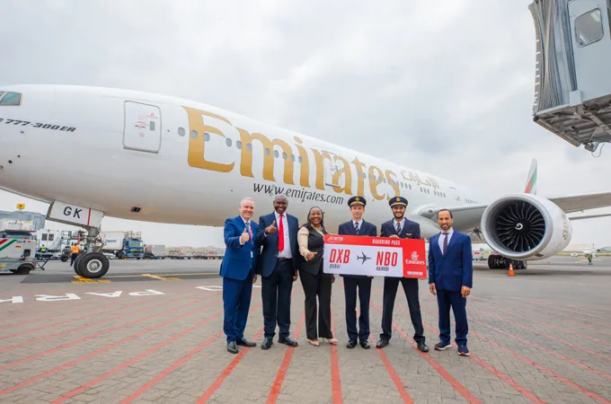 Emirates third daily flight touches down in Nairobi