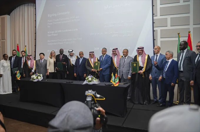 Acwa signs deals for N’Diago 230 MW gas project in Mauritania