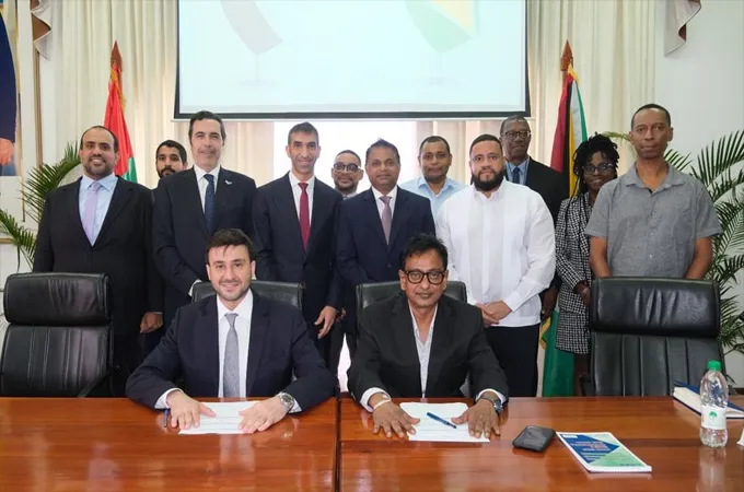 UAE’s Global South Utilities signs energy MoU with Guyana