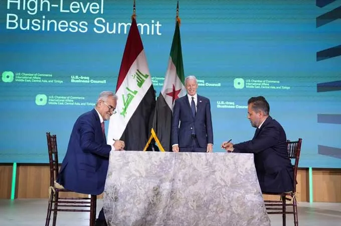 Iraq, Syria sign deal to rebuild cross-border oil pipeline