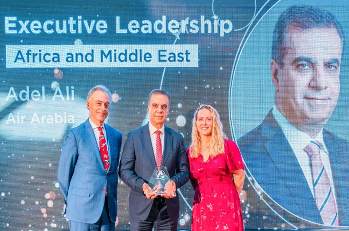 Air Arabia CEO receives Executive Leadership for Africa, Mideast award