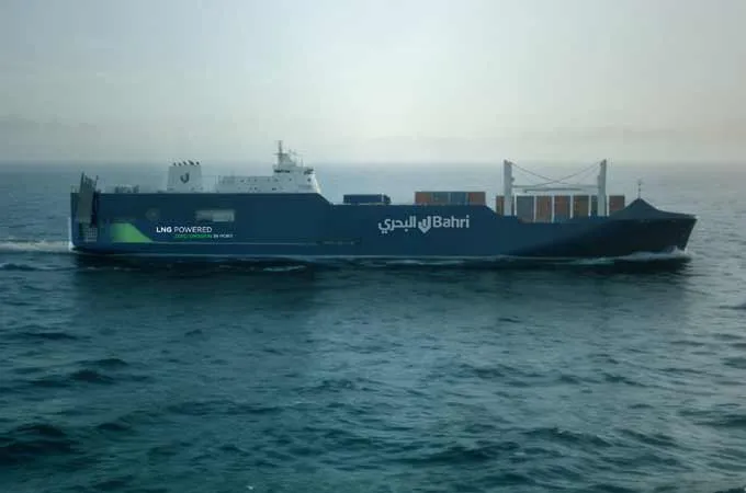 Bahri Line orders two dual fuel LNG-powered RoCon vessels