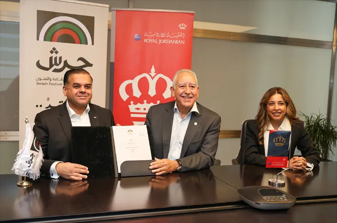 Royal Jordanian named Official Carrier for 40th Jerash Festival
