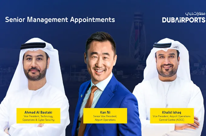 Dubai Airports announces three key executive appointments