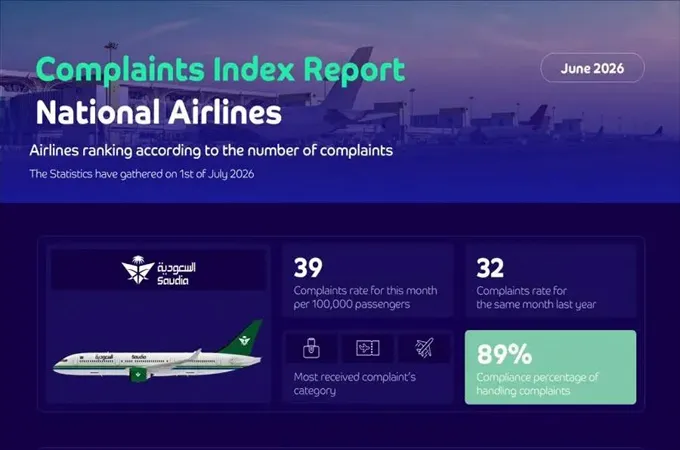 Saudia, King Khalid Airport lead GACA service rankings for June