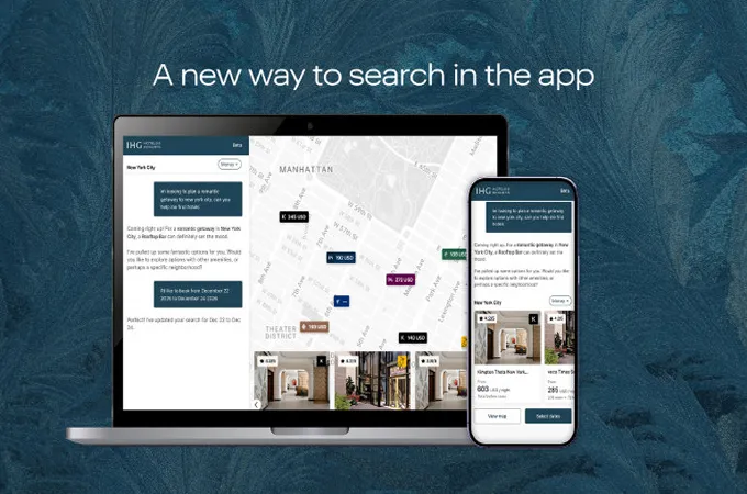 IHG launches AI-powered travel search on digital platforms