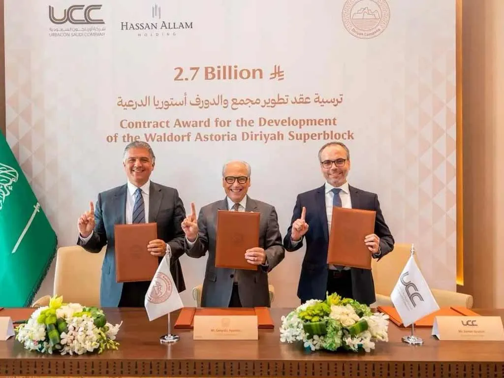 Diriyah Company awards $723m Waldorf Astoria superblock contract