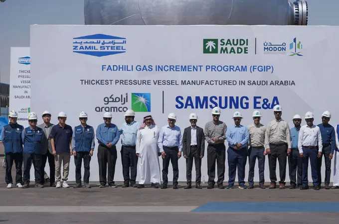 Zamil Steel delivers thickest 'Made in Saudi' pressure vessels for Aramco project