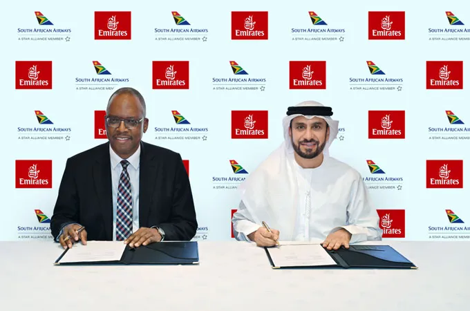 Emirates, South African Airways expand codeshare partnership