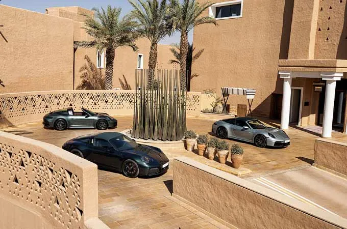 Porsche Saudi Arabia unveils the Sonderwunsch 911 Targa Green Roof 2.0