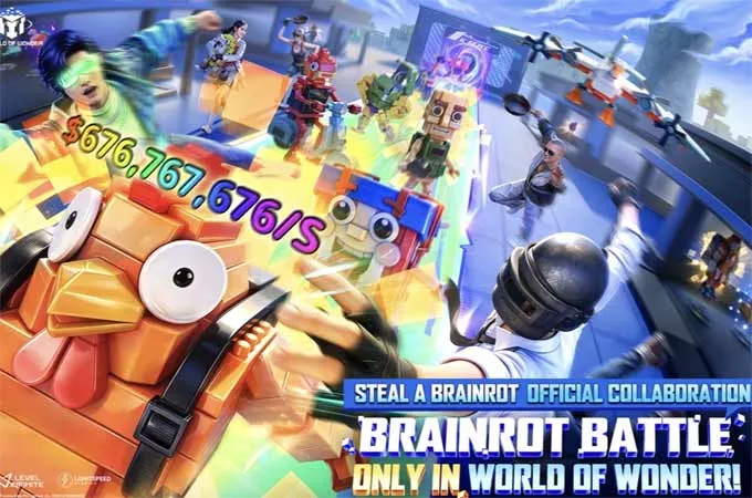 PUBG Mobile partners with Do Big Studios to bring Brainrot Royale to WOW