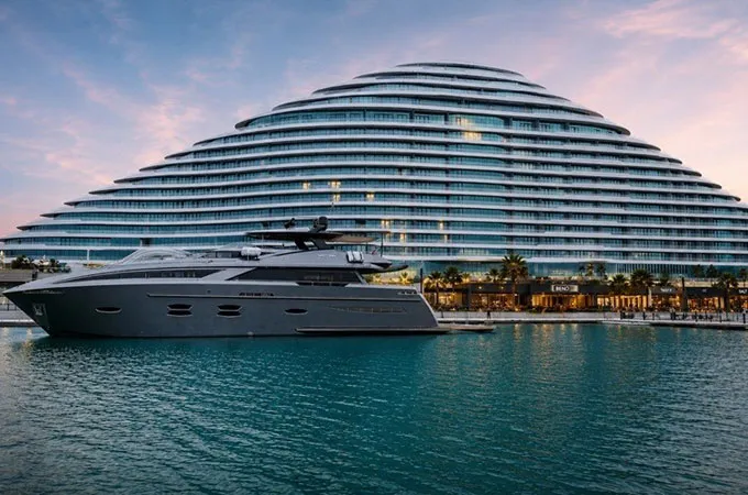 Beno, Jumeirah open luxury waterfront guest lounge at Marsa Al Arab