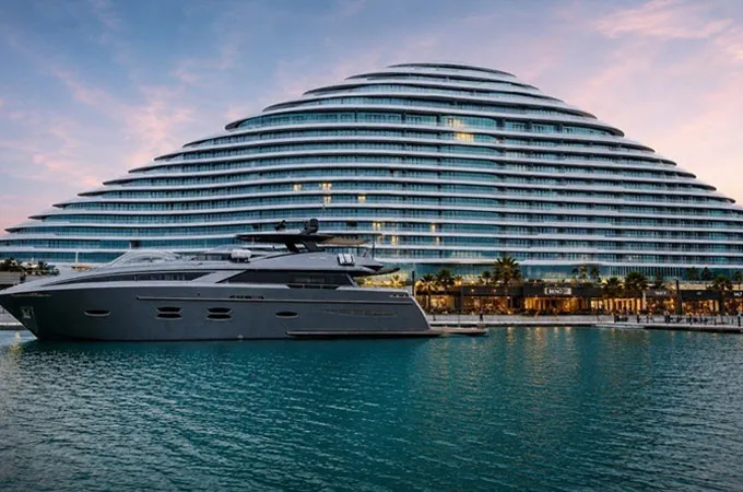 Beno, Jumeirah open luxury waterfront guest lounge at Marsa Al Arab