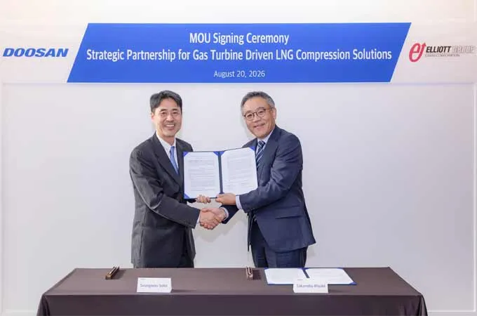 Ebara Elliott Energy, Doosan Enerbility partner on advanced compressors for LNG industry