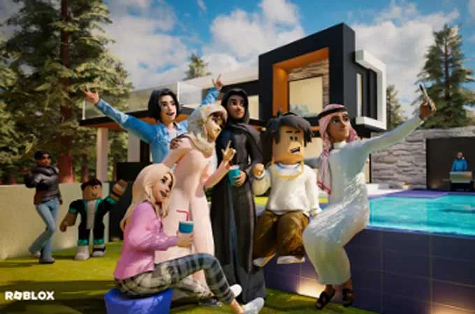 Roblox sets of MENA regional headquarters in Riyadh