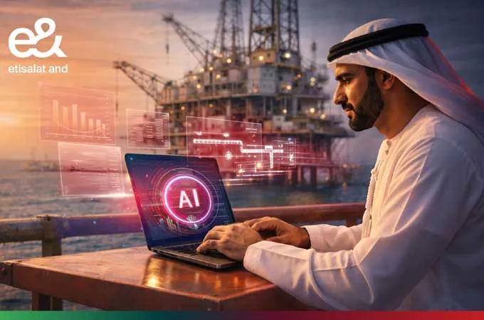 UAE telco e& unveils new AI-powered laptop