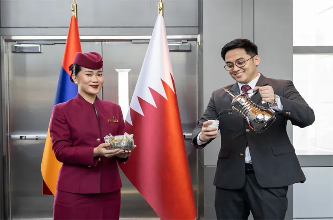 Qatar welcomes first leisure charter flight from Armenia