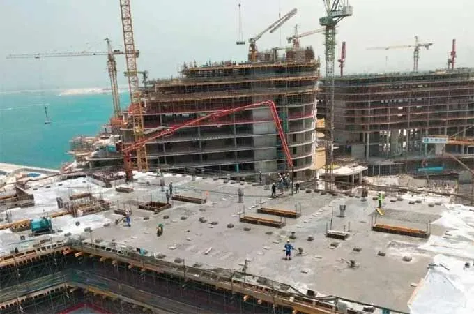 Main structure of first hotel in Dubai's R1029 Island project topped out