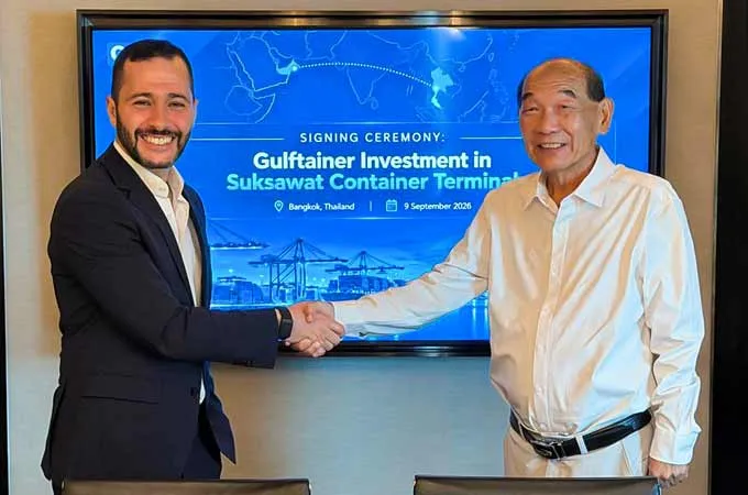 Gulftainer expands into Thailand with investment in Suksawat Terminal