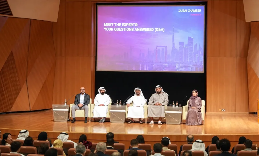 Dubai Chamber displays support services to 65 new firms