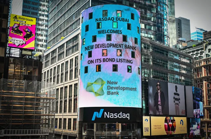 Nasdaq Dubai welcomes New Development Bank's $1.75bn bond listing