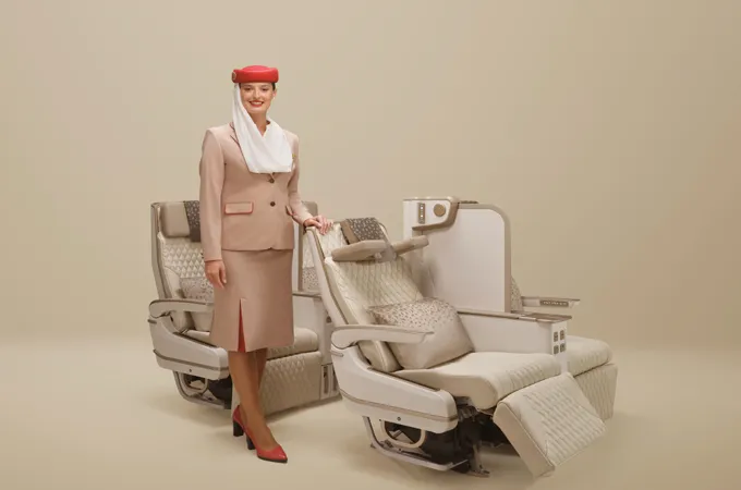 Emirates to showcase electric Premium Economy seat at ATM 2026