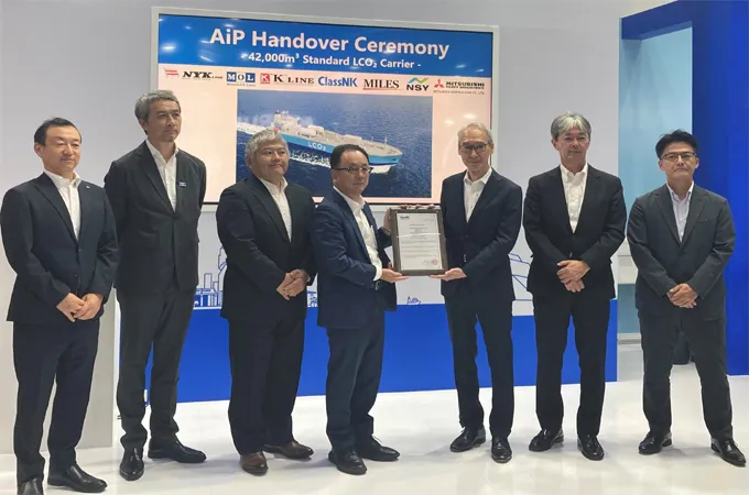 Japanese consortium secures ClassNK approval for 42,000m³ LCO₂ carrier