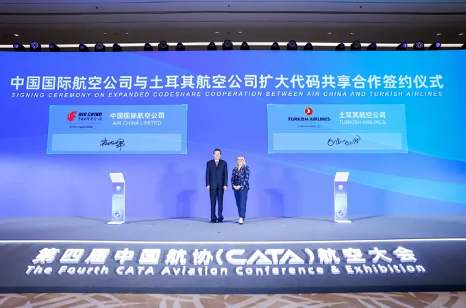 Turkish Airlines, Air China expand codeshare partnership