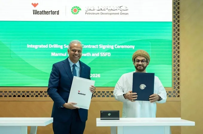  Weatherford seals three-year Oman drilling services contract
