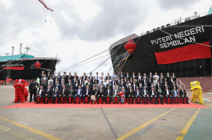 K LINE delivers new LNG carrier to Petronas LNG