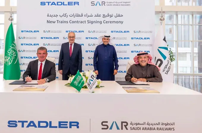Saudi Rail inks finance deal to purchase 10 new passenger trains 