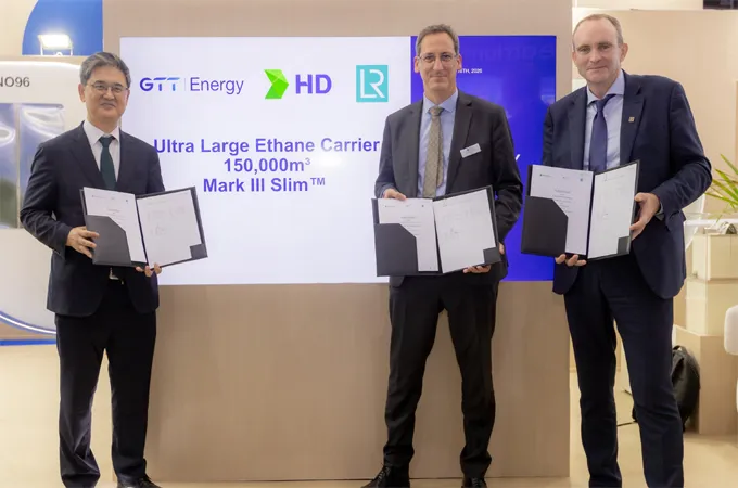 LR, HD Hyundai, GTT to develop ultra-large ethane carrier